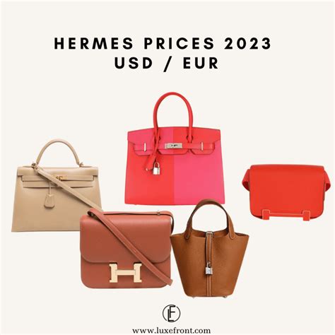 hermes handbags price guide.